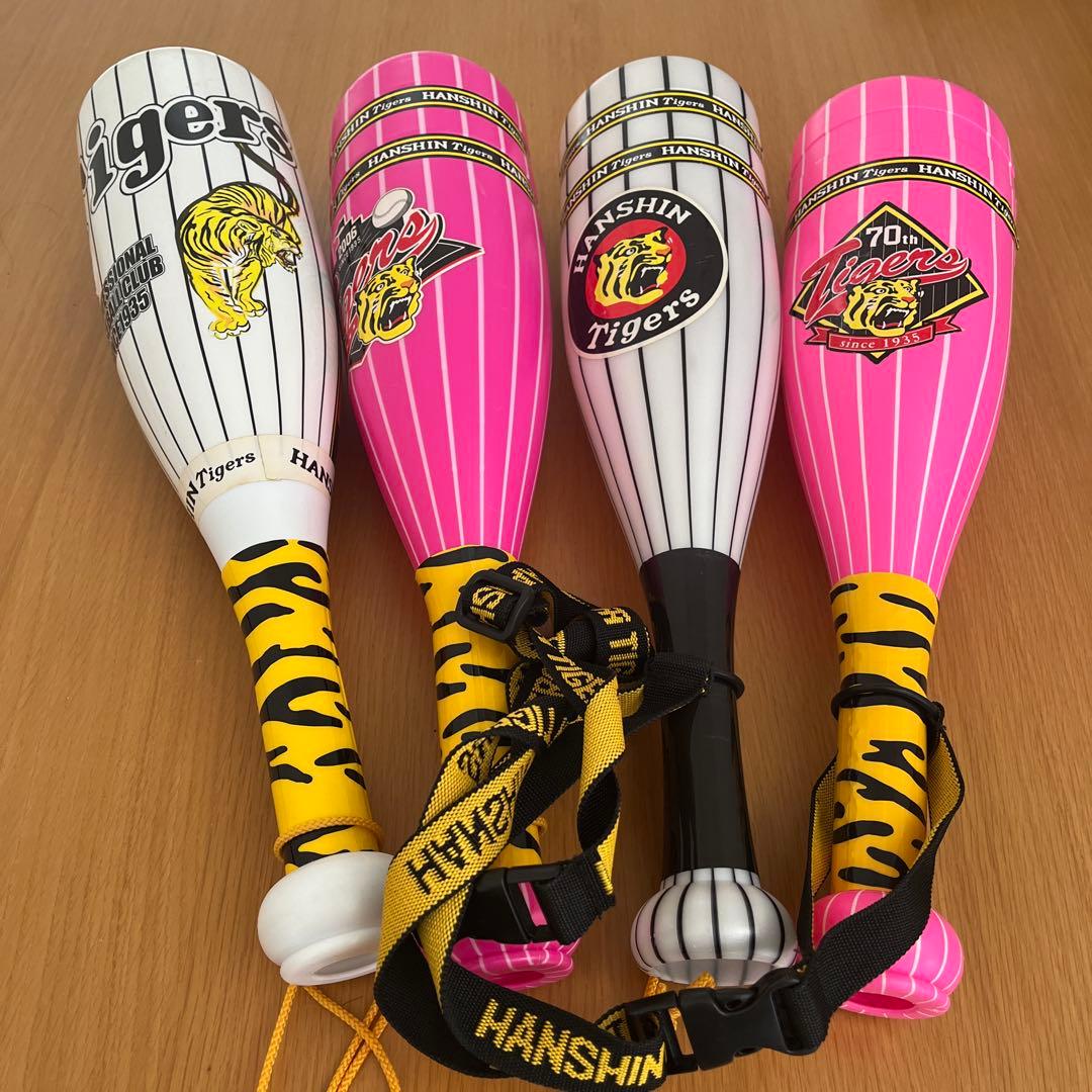 値下げしました✳︎阪神タイガース メガホン 4本セット - メルカリ