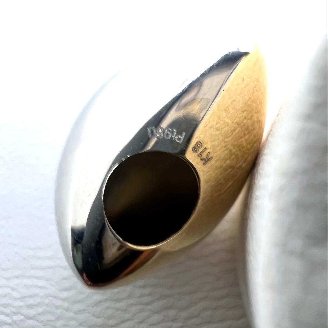 K18 プラチナpt950 ペンダントトップ　中空　15×15㎜　1.85 g