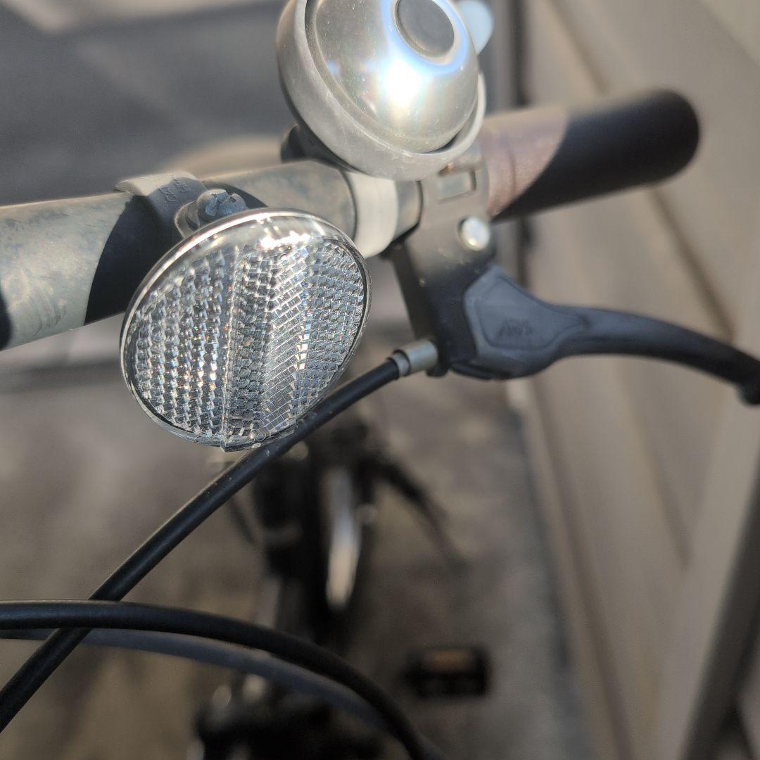 折りたたみ自転車 黒変速 前カゴ付き