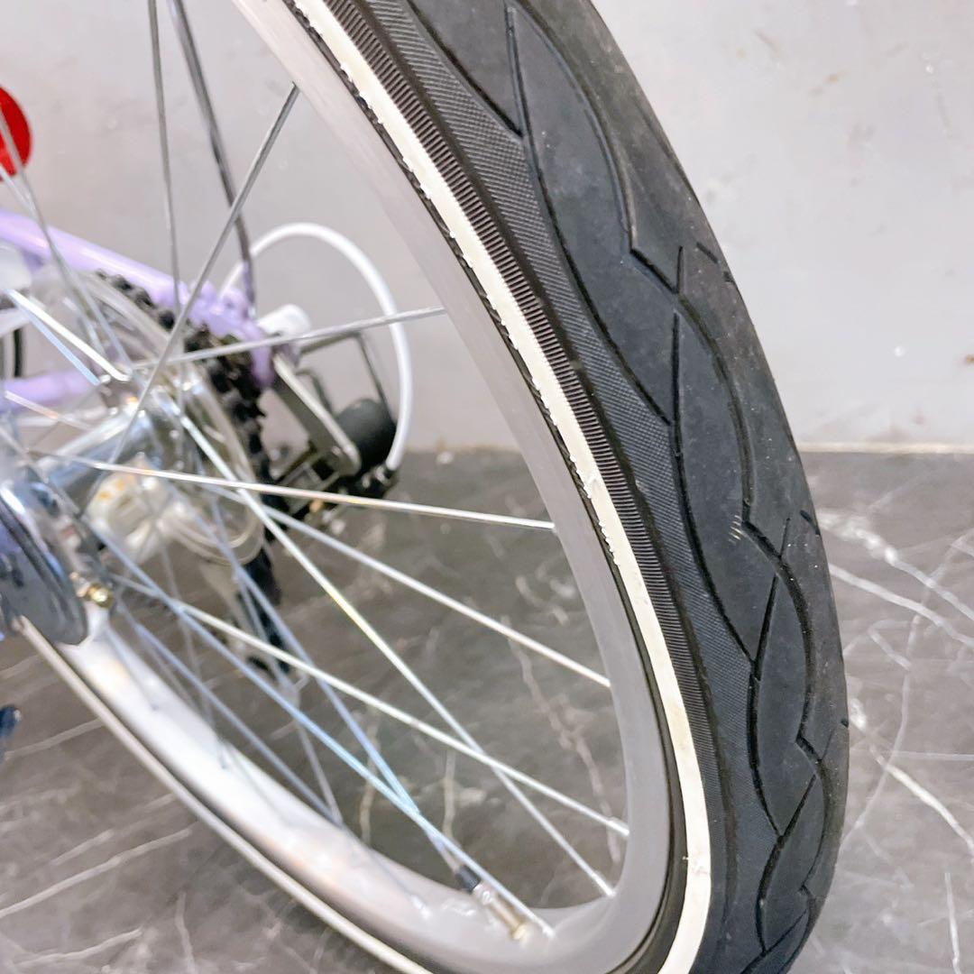 【951】《関西 引き取り》子供用自転車 子供車 gelatina パープル