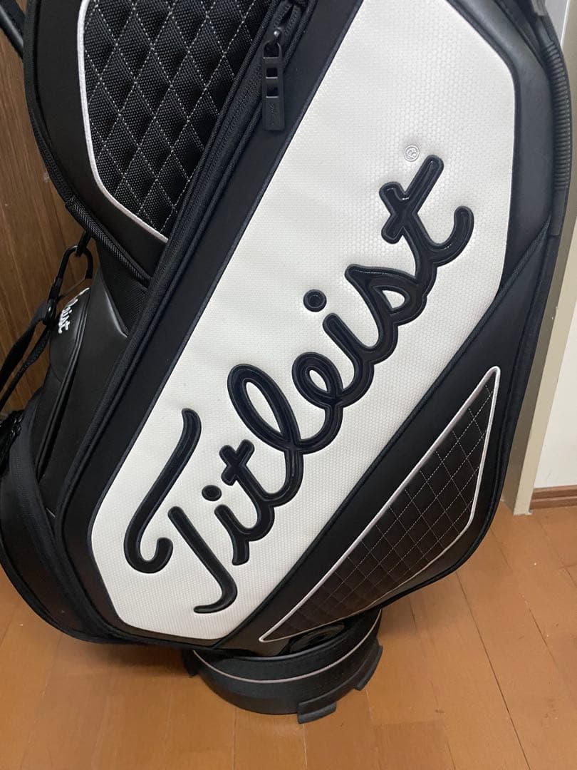②美品 タイトリストTitleist ゴルフバッグ ブラック