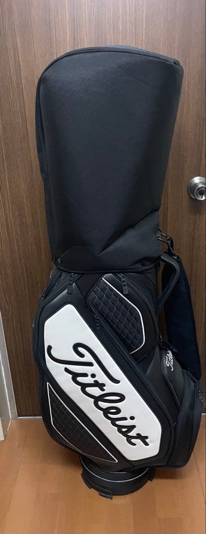 ②美品 タイトリストTitleist ゴルフバッグ ブラック