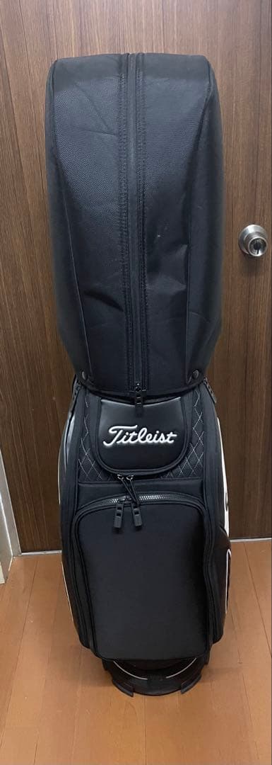 ②美品 タイトリストTitleist ゴルフバッグ ブラック