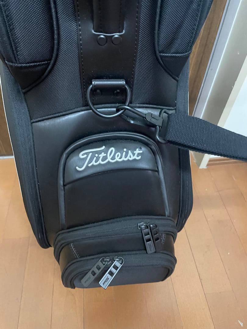 ②美品 タイトリストTitleist ゴルフバッグ ブラック