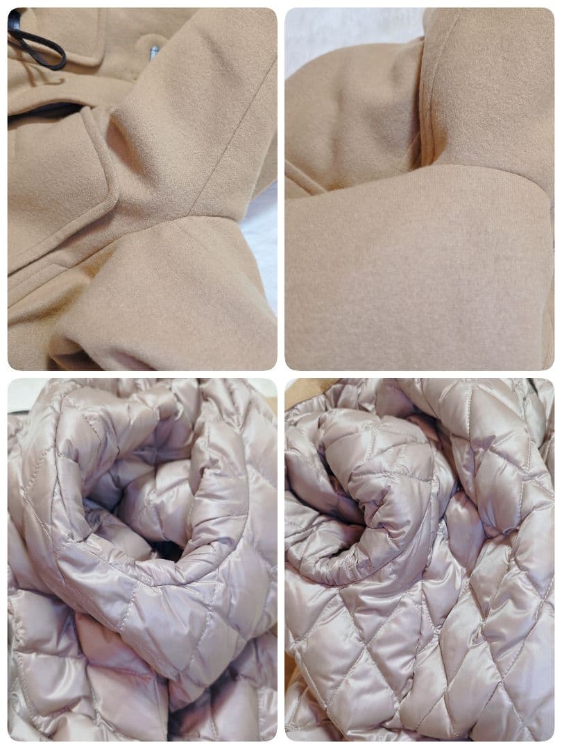 nano universe ナノユニバース 西川ダウン ダッフル キャメル M