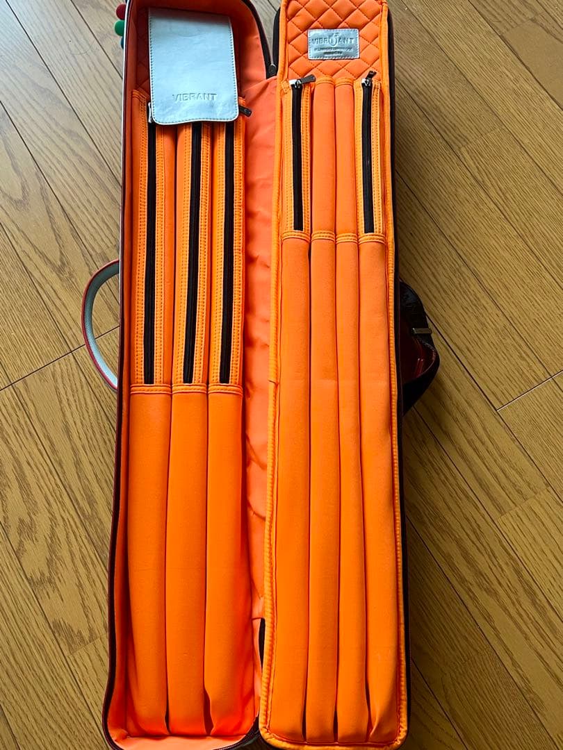 ビリヤードケース LIZARD グレートラベルバックセントバット3本シャフト4本