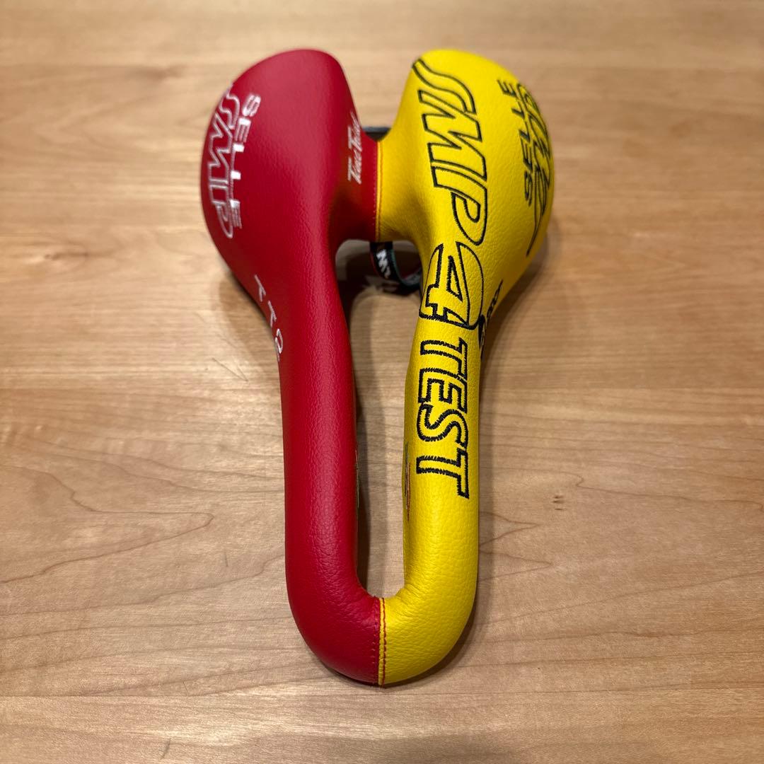 《新品未使用》Selle SMP TT2 サドル 赤/黄