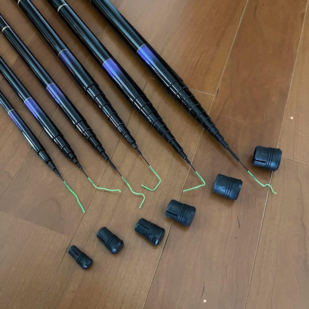 のべ竿　2.7m 3.6m 4.5m 5.4m 6.3m 7.2m