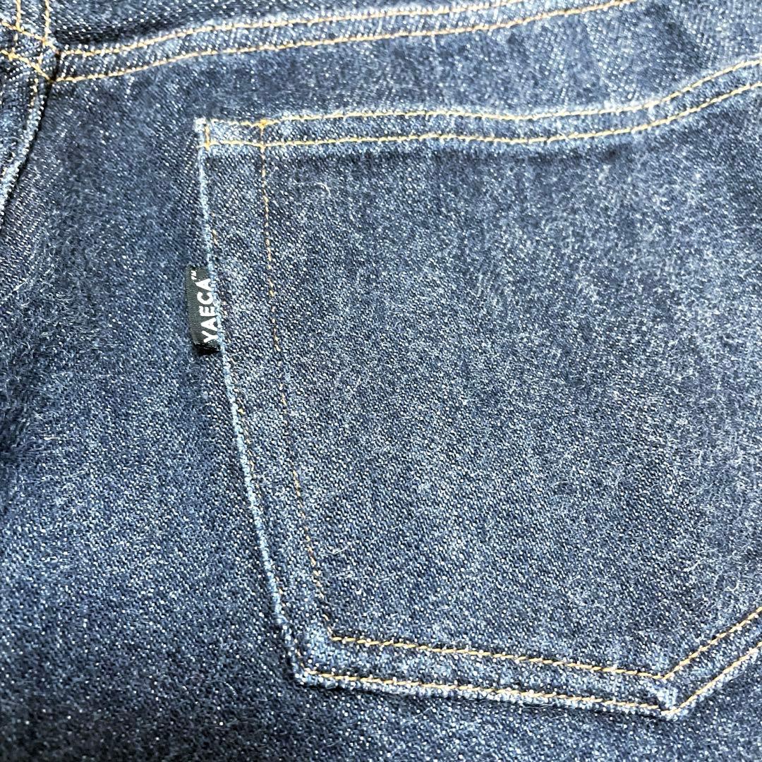 【美品】 YAECA デニムパンツ 13-12W インディゴ 32