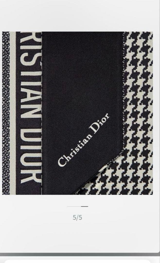 未使用ディオールDior 30 Montaigne ミッツァ 千鳥柄現行品