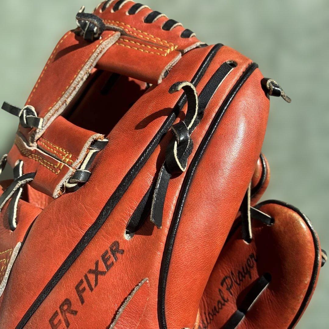 【希少】ZEET 一般軟式グローブ オレンジ