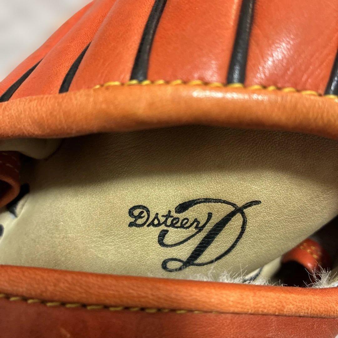 【希少】ZEET 一般軟式グローブ オレンジ