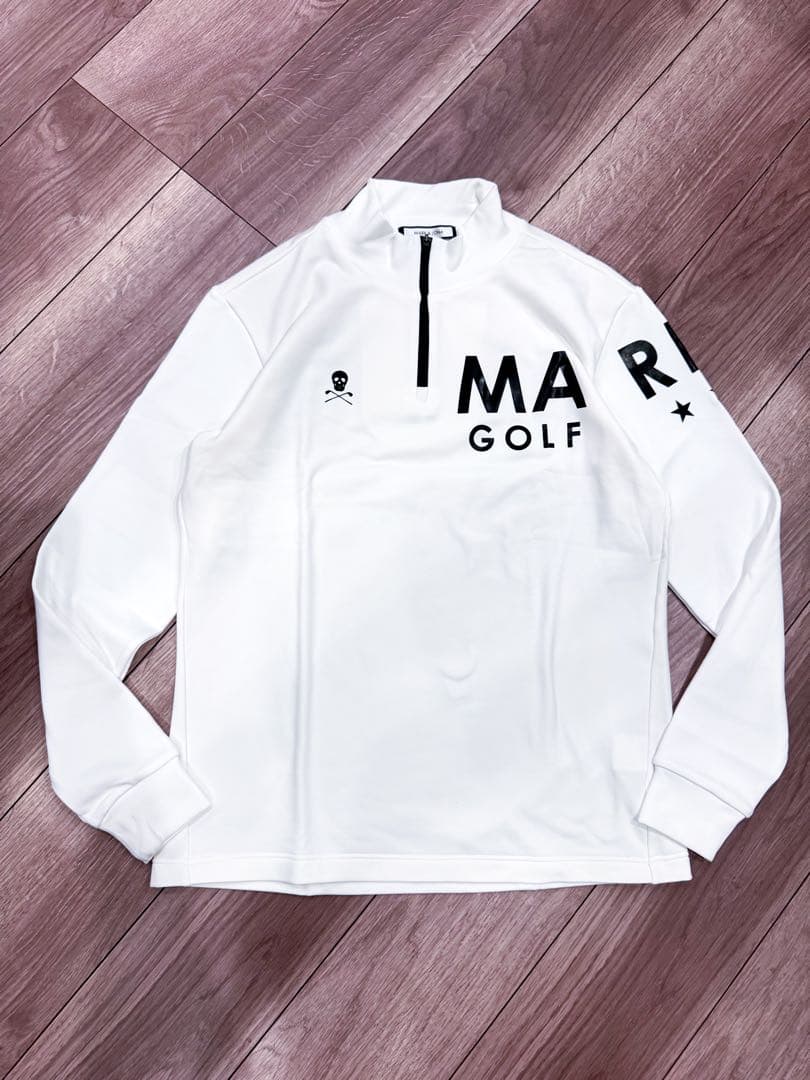 MARK&LONA マークアンドロナハーフジップ モックネックスウェット