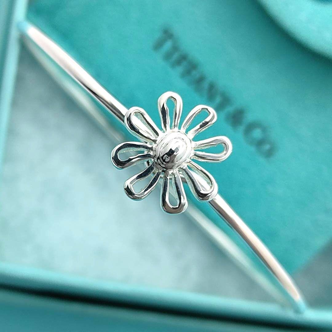 ☆在庫一掃☆【TIFFANY&Co.】デイジーフラワーバングル1098