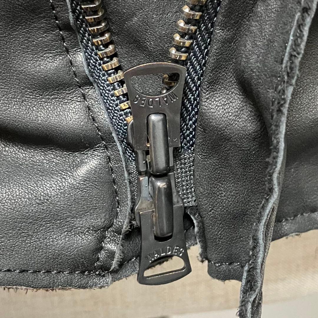 希少✨美品✨シシ sisii 牛革 カウレザージャケット 黒 シングルライダース