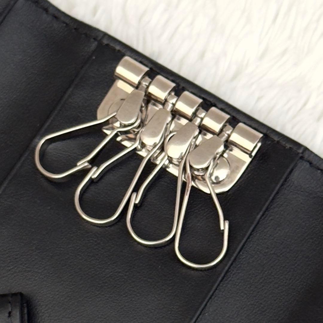 極美品⭐️新型 RFID内蔵 PRADA プラダ ヴィッテロ キーケース 現行