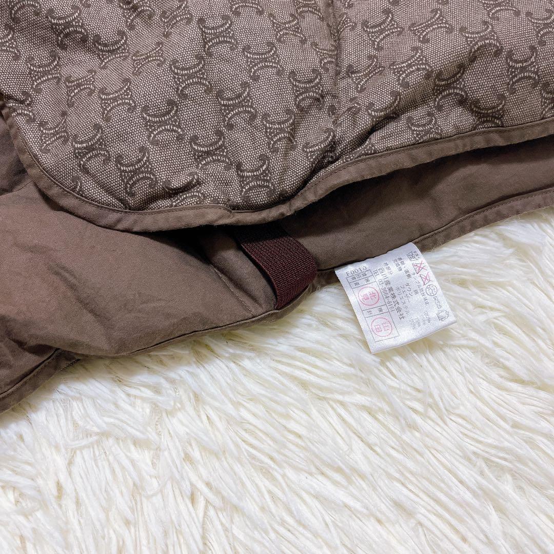 【美品✨】セリーヌ　ダウンベスト　フィービー期　マカダム柄　総柄　西川　日本製