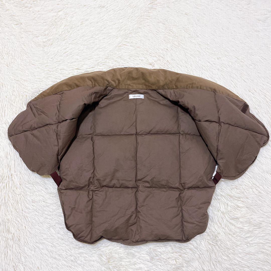 【美品✨】セリーヌ　ダウンベスト　フィービー期　マカダム柄　総柄　西川　日本製