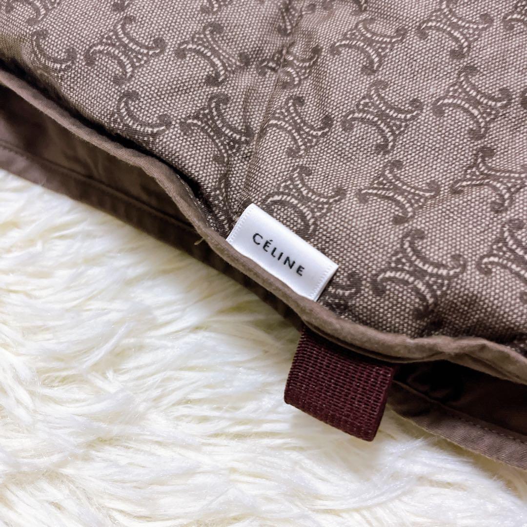 【美品✨】セリーヌ　ダウンベスト　フィービー期　マカダム柄　総柄　西川　日本製