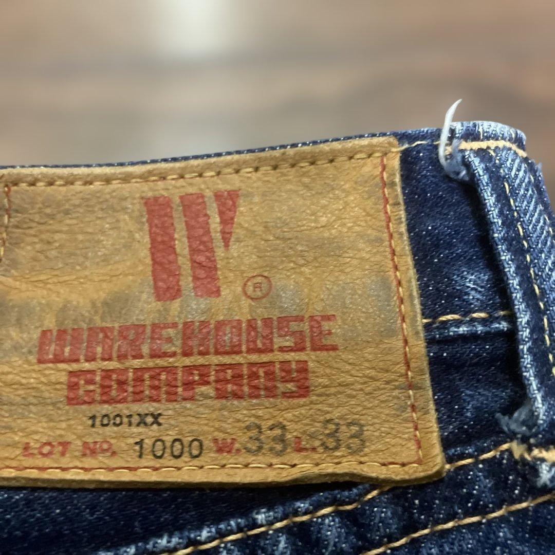 ウエアハウス LOT1000 1001XX W33 デニムパンツ98〜03