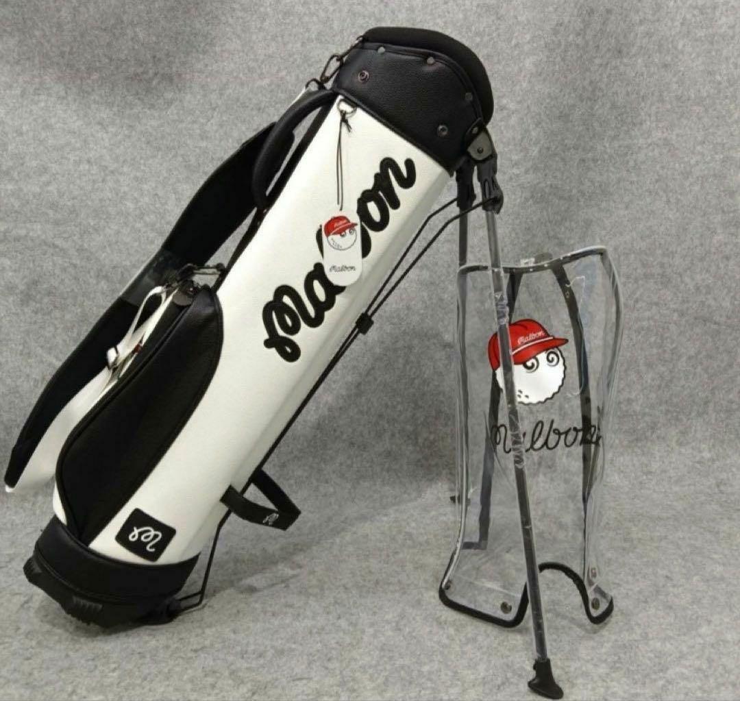 極希少】one putt キャディーバッグ プロモデル 革 ゴルフバッグ 極