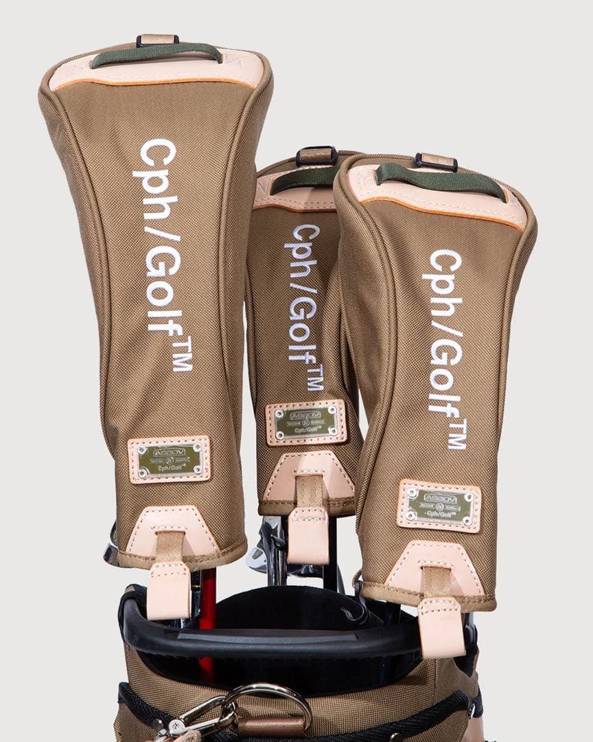 Cph/Golf™︎AS2OV ゴルフバッグ　ヘッドカバー×3付き　アッソブ