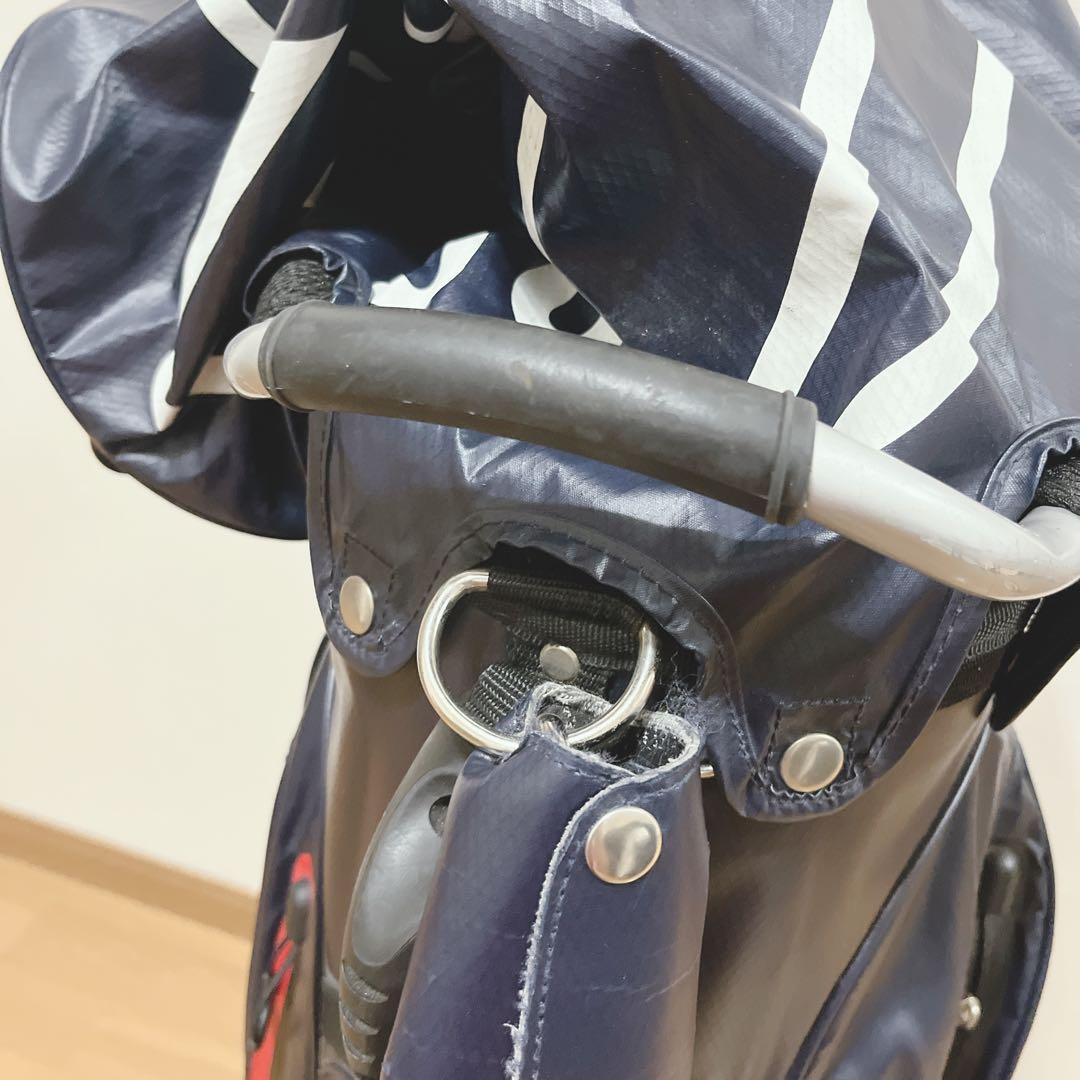 K246 master bunny エナメルキャディバッグ ネイビー