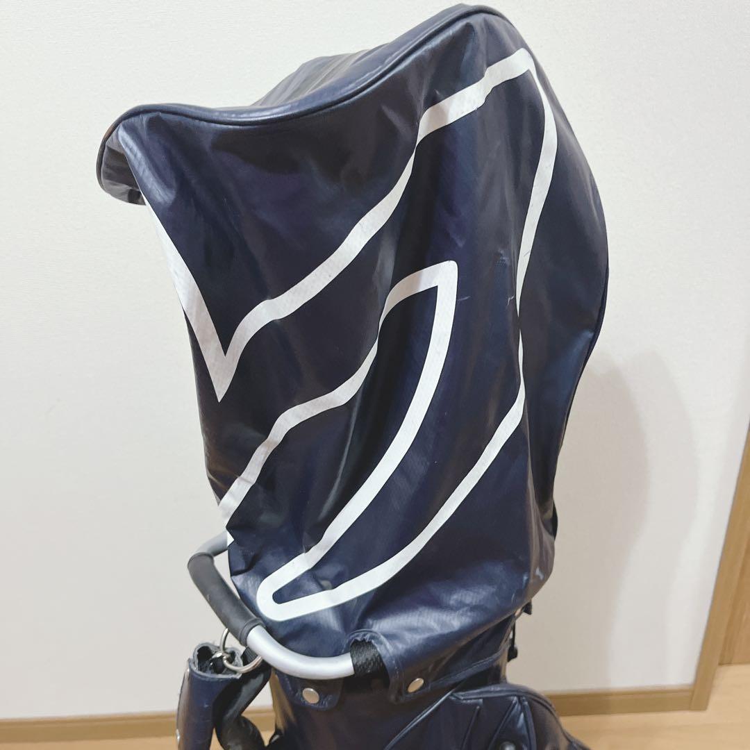 K246 master bunny エナメルキャディバッグ ネイビー