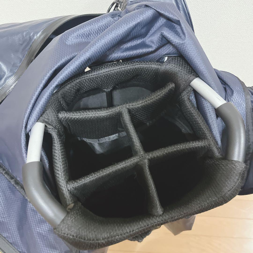 K246 master bunny エナメルキャディバッグ ネイビー