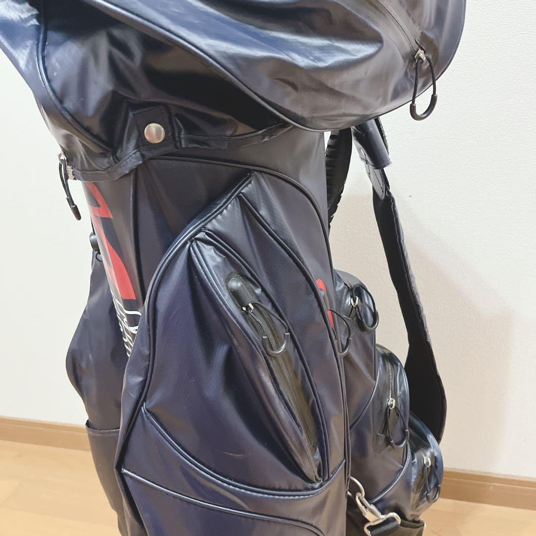 K246 master bunny エナメルキャディバッグ ネイビー