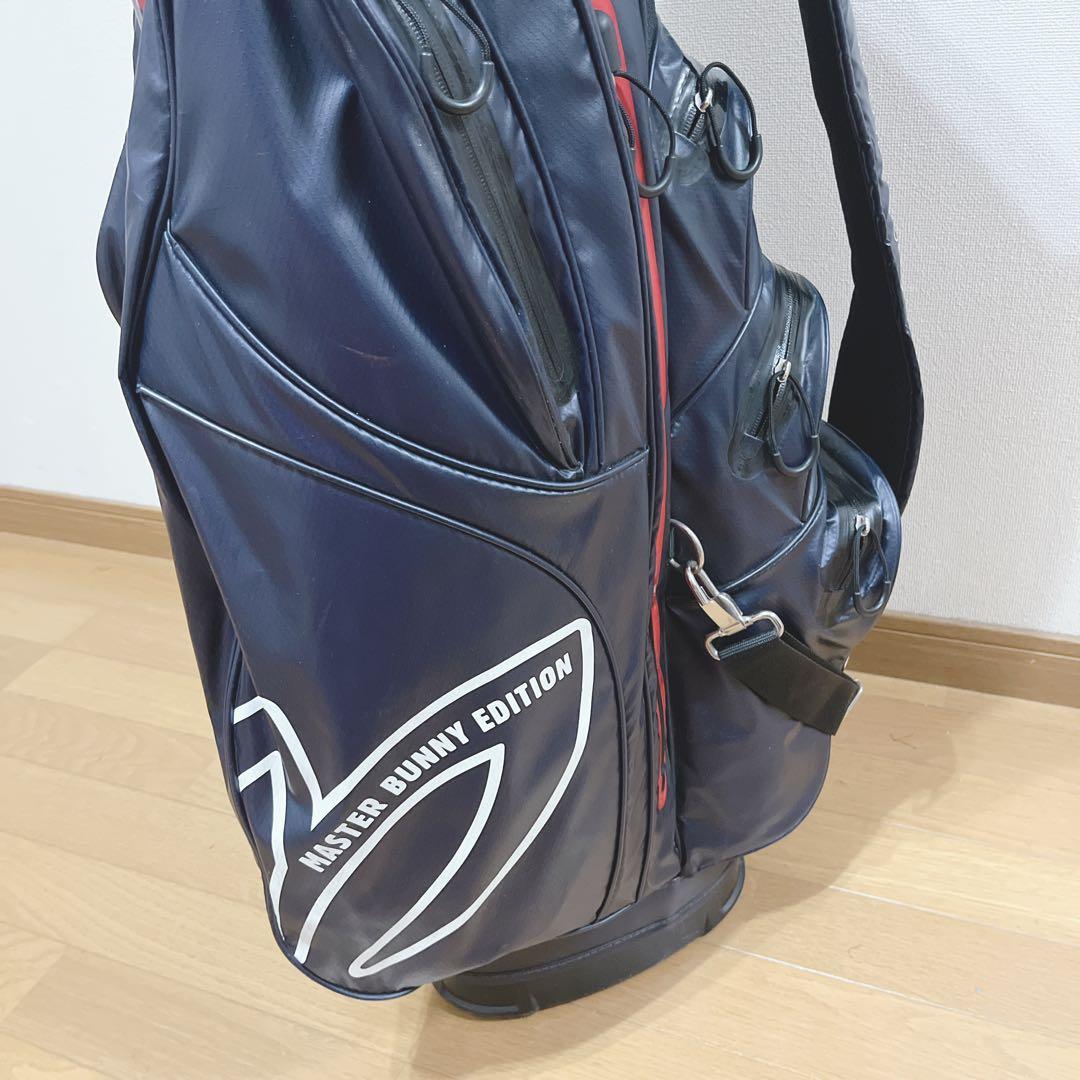 K246 master bunny エナメルキャディバッグ ネイビー