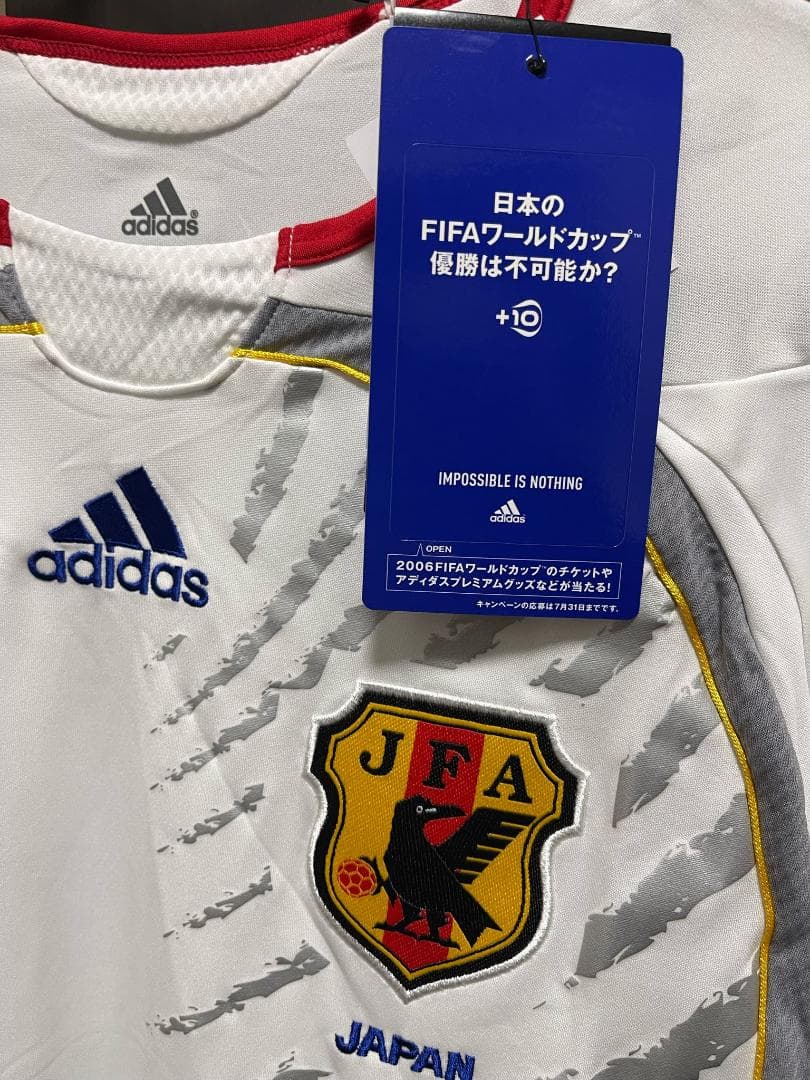 【限界最終価格】 未使用 日本代表 06 アウェイ 長袖 ユニフォーム M