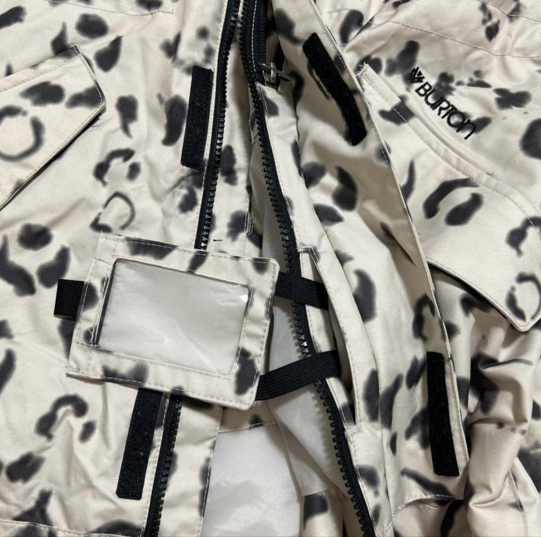 値下げ交渉⭕️ バートン【S】レオパード柄 防水スノーボードジャケット　ウェア