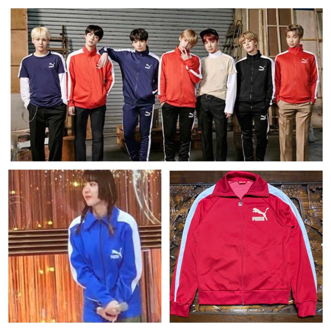 PUMA プーマ BTS あいみょん 着用 同系モデル 襟付き ジャージ T7