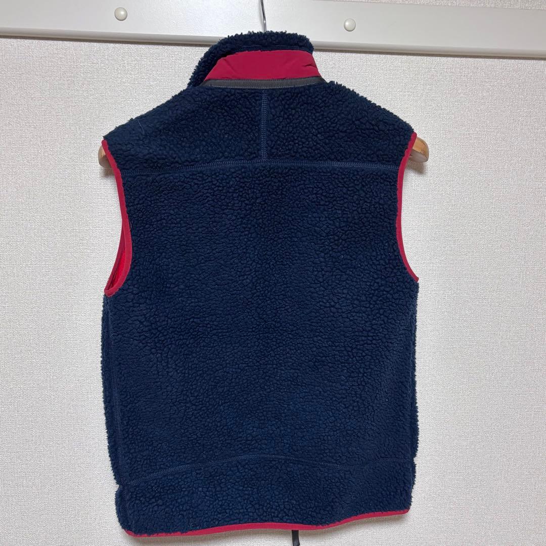 パタゴニア レトロX ベスト ネイビー×レッド XSサイズ 2016年製