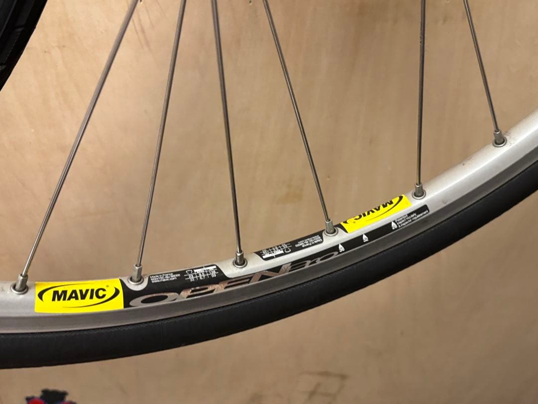 mavic open pro シルバー 36h ピストバイク ホイールセット