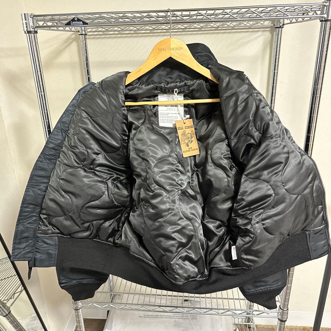 Sサイズ黒CWU45P初年度型復刻 MIL83388B フライトジャケット
