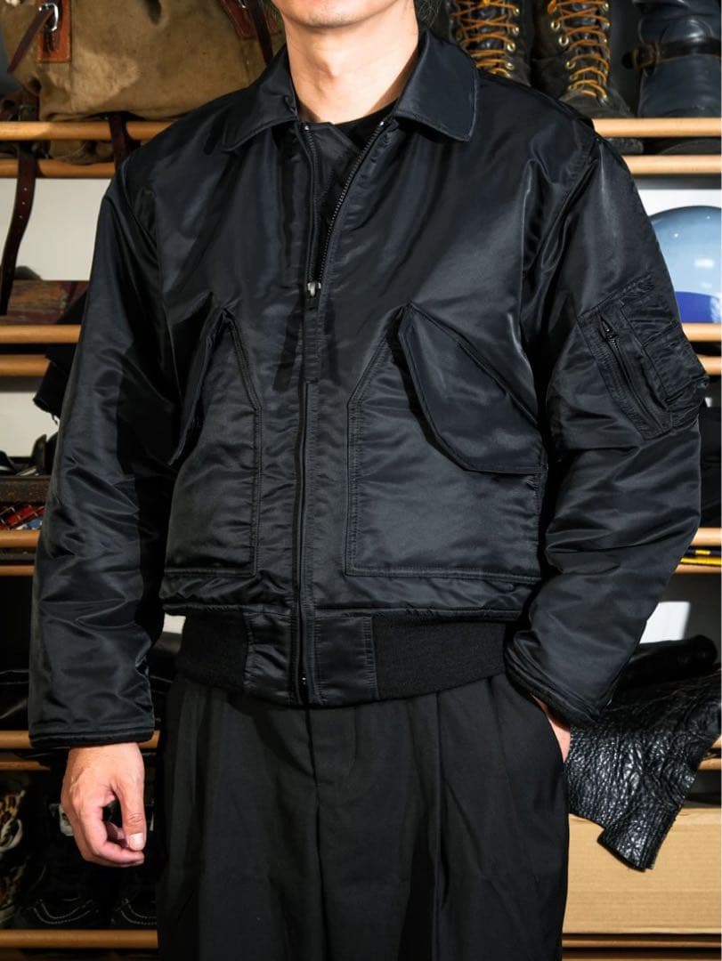 Sサイズ黒CWU45P初年度型復刻 MIL83388B フライトジャケット