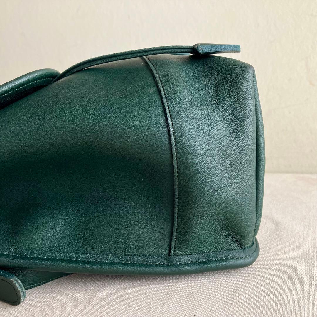 バッグ Vintage Coach Daypack Bottle Green RARE