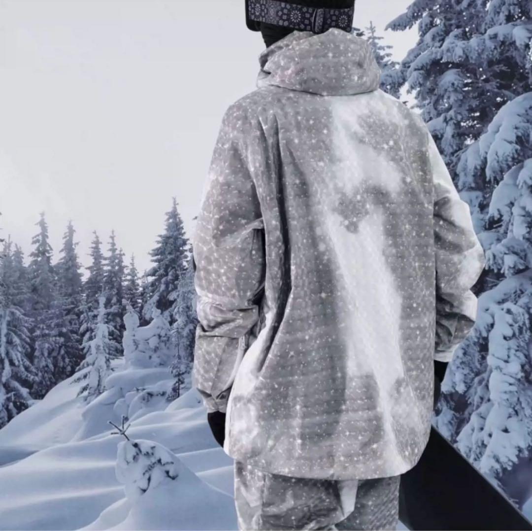 ISEE MIGGA 3L防水 スノーボードウェア グレー Sサイズ 男女兼用