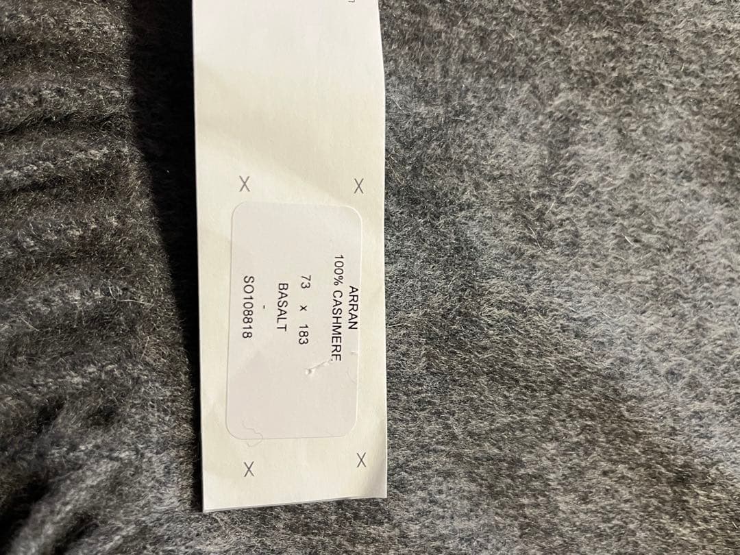 BEGG&CO　ベグアンドコー　カシミヤ大判ストール