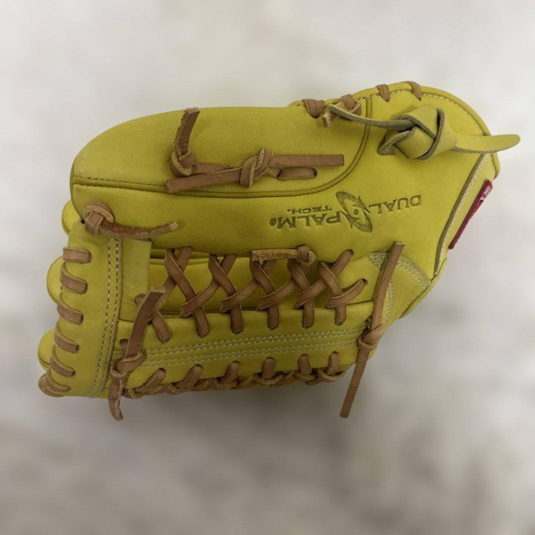 希少美品　ローリングス　軟式グローブ　gamer オールラウンド　イエロー