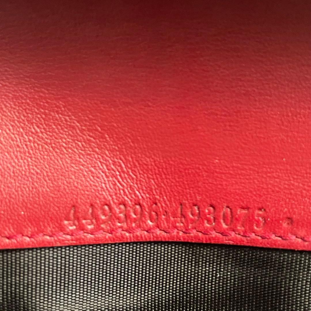 グッチ 長財布 オーガナイザー マイクロシマ GG レザー　美品　0108-①