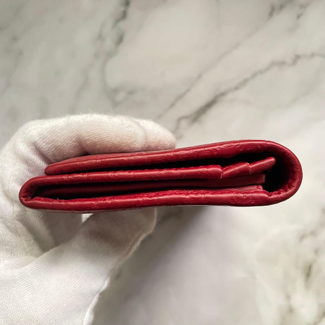 グッチ 長財布 オーガナイザー マイクロシマ GG レザー　美品　0108-①