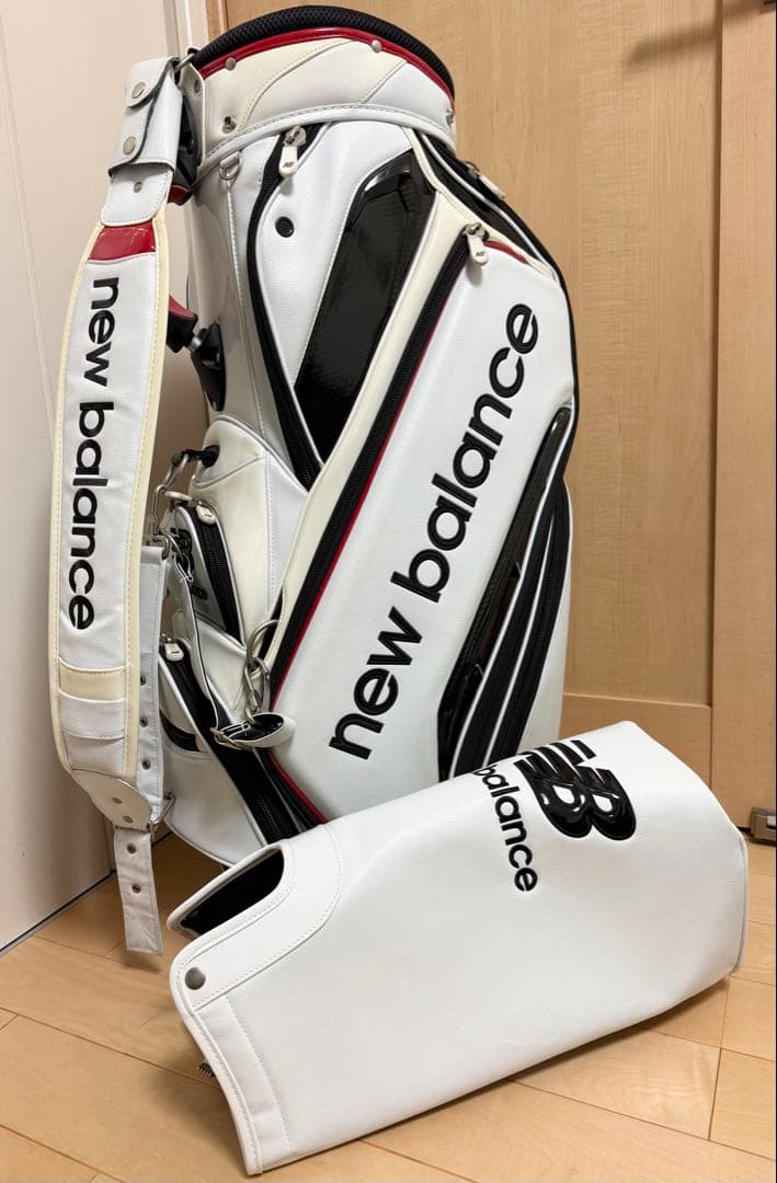 限定★ニューバランス★キャディバッグ★ツアーモデル★ゴルフ★プロモデル★レア★白