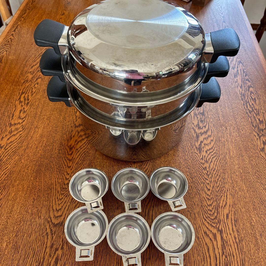 アムウェイ　クイーンクックのシチューパン6L ※万能カップ付