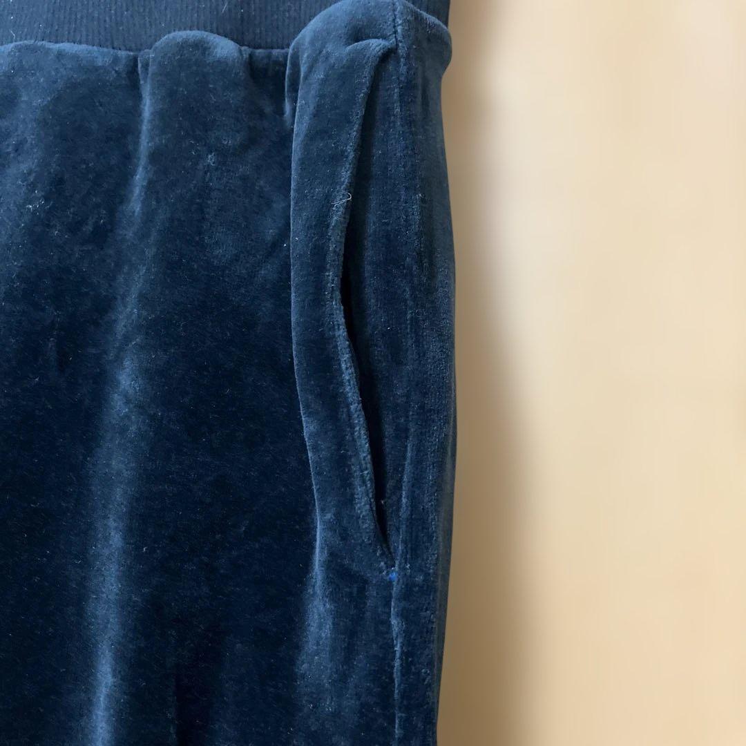 ☆上下セット美品☆PUMA ベロアジャージセットアップ　メンズ黒　Mサイズ