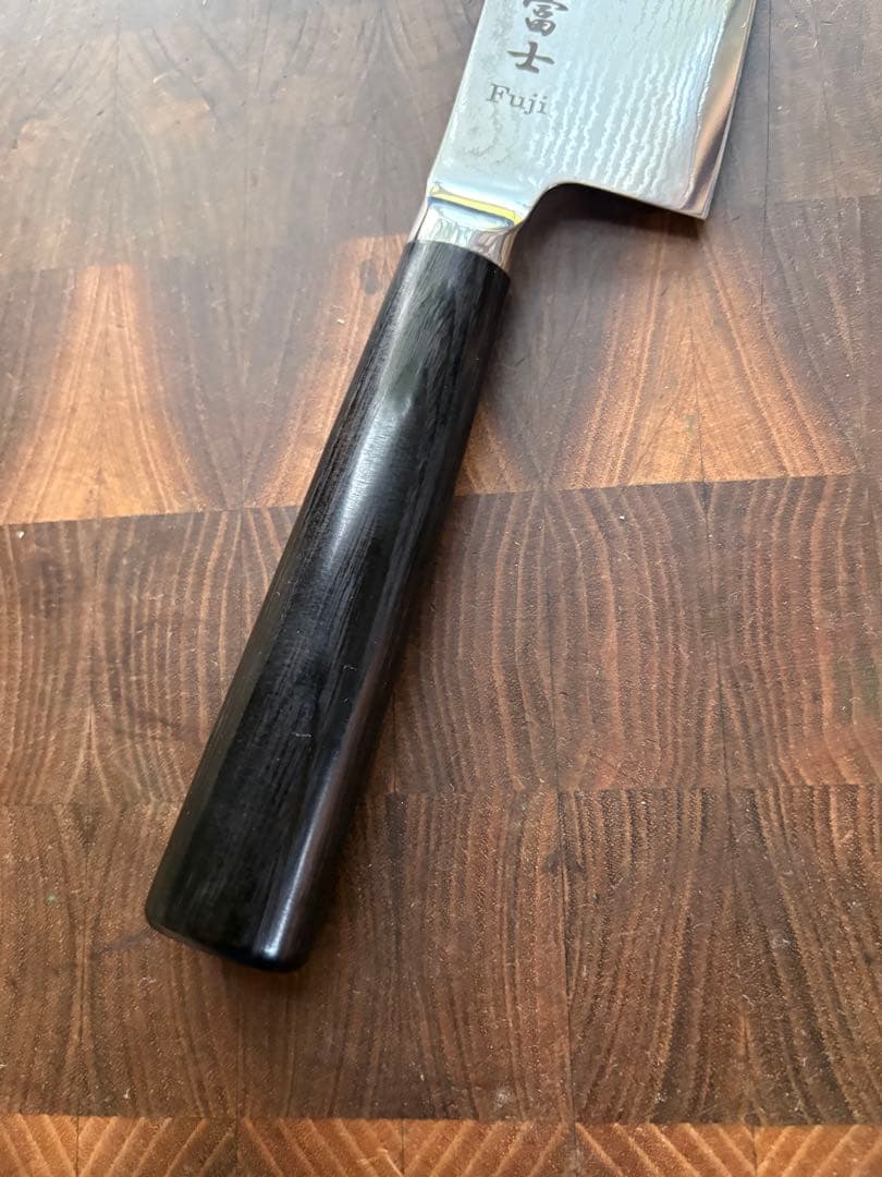 関の刃物 富士 Fuji ニッケル ダマスカス 牛刀 240mm 包丁 洋包丁