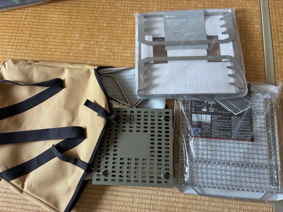 スノーピーク アメニティドームM アウトドアセット　全て未使用品！焚き火グリル等