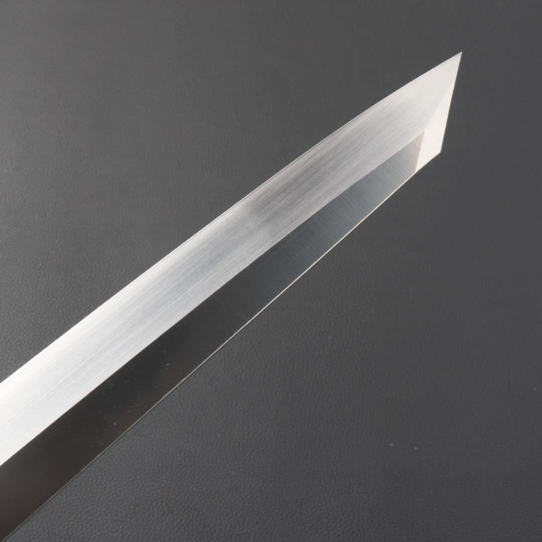 11160左利き用切付包丁 尺 刺身包丁 刃は究極の切れ味黒檀水牛白三本巻八角柄